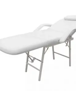 Treatment chair adjustable back- and footrest white