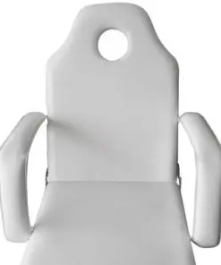 Treatment chair adjustable back- and footrest white