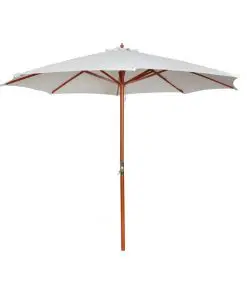 vidaXL Parasol 300×258 cm White