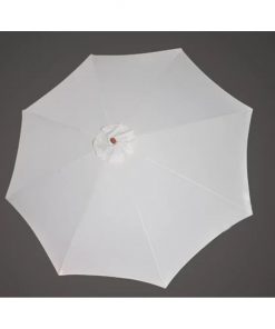 vidaXL Parasol 300×258 cm White