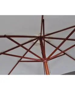 vidaXL Parasol 300×258 cm White