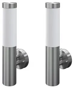2 Stainless Steel Waterproof Wall Garen Lights