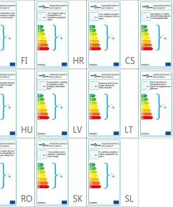 2 Wall Lights 6 x 36 cm