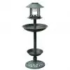 vidaXL Bird Bath/ Feeder with Solar Light