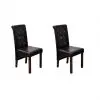 vidaXL Dining Chairs 2 pcs Brown Faux Leather vidaXL Dining Chairs 2 pcs Brown Faux Leather