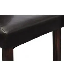 vidaXL Dining Chairs 2 pcs Brown Faux Leather