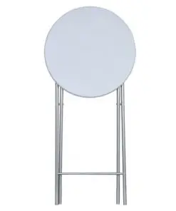 vidaXL Bar Tables 4 pcs with MDF Tabletop White