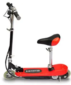 vidaXL Electric Scooter with Seat 120 W Red