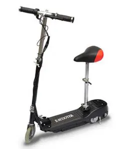 vidaXL Electric Scooter with Seat 120 W Black