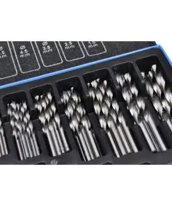 170-Piece Twist Drill Bit Set in Metal Box HSS