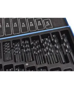 170-Piece Drill Bit Set in Metal Box HSS-R