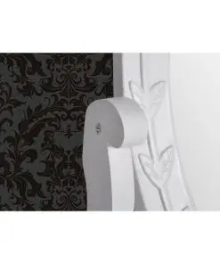 vidaXL Vanity Makeup Table with Oval Swing Mirror MDF