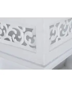 vidaXL Wall Mounted Shelf with 3 Drawers