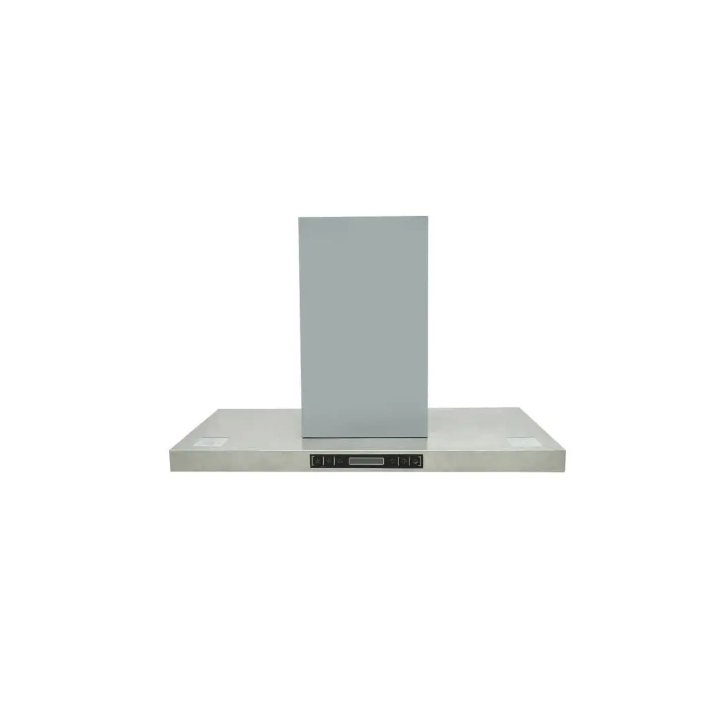vidaXL Island Mount Range Hood with LCD Display