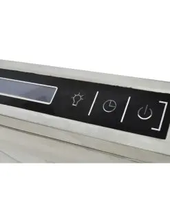 vidaXL Island Mount Range Hood with LCD Display