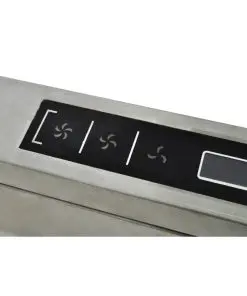 vidaXL Island Mount Range Hood with LCD Display