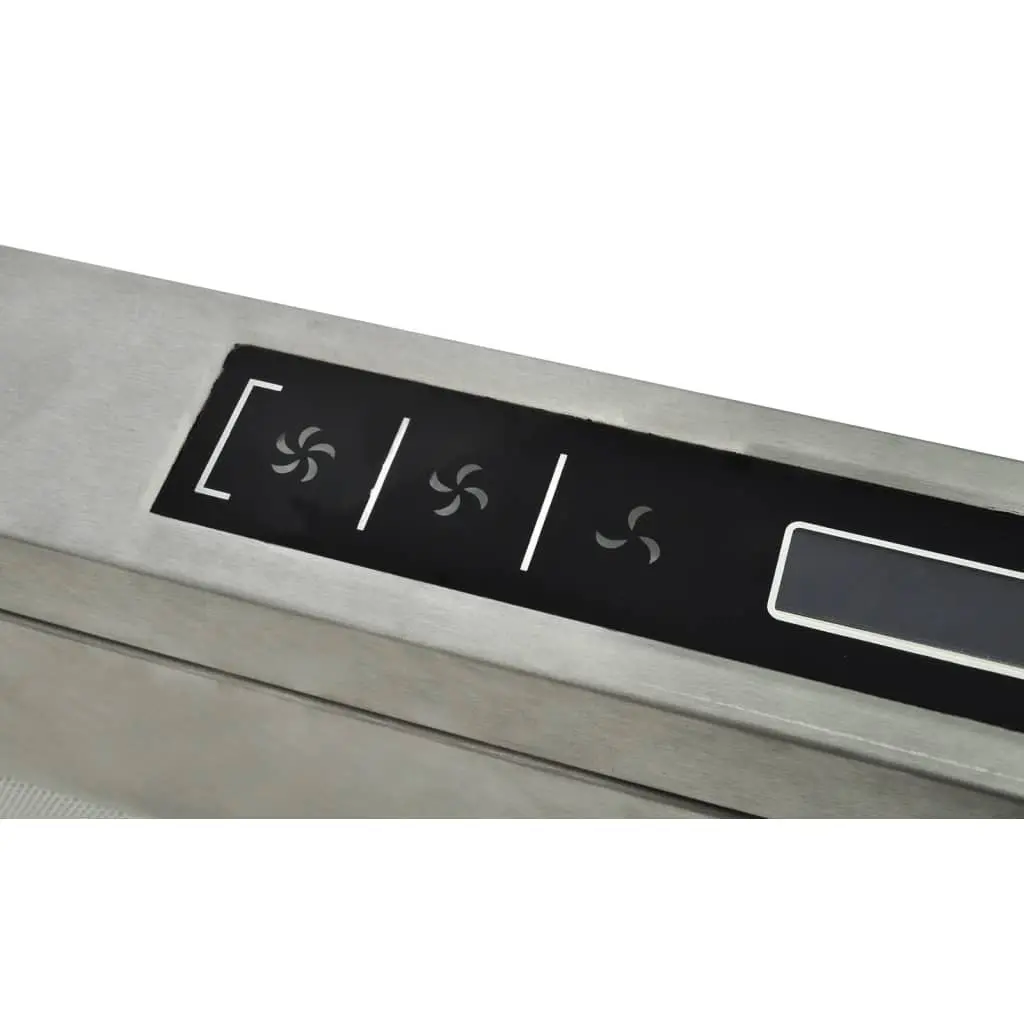 vidaXL Island Mount Range Hood with LCD Display