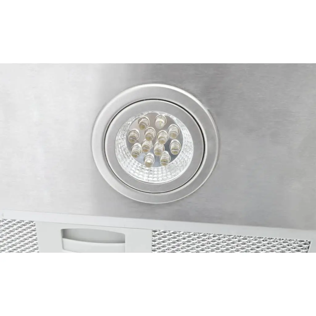 vidaXL Island Mount Range Hood with LCD Display