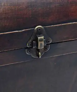 vidaXL Wooden Treasure Chest Large Brown