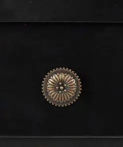 vidaXL Console Table MDF Black