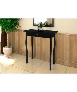 vidaXL Console Table MDF Black