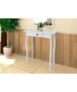 vidaXL Console Table MDF White