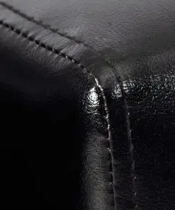 vidaXL Cube Armchair Black Faux Leather