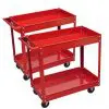 2 x Workshop Tool Trolley 100 kg 2 Shelves 2 x Workshop Tool Trolley 100 kg 2 Shelves