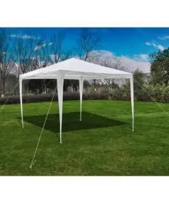 vidaXL Pyramid-Roof Garden Gazebo Pavilion 3 x 3 m