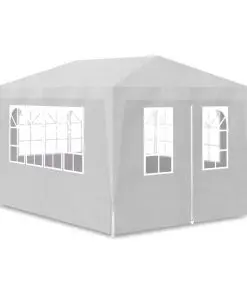 vidaXL Party Tent 3×4 m white