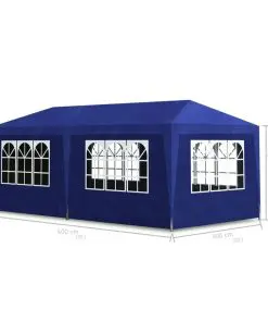 vidaXL Party Tent 3×6 m Blue