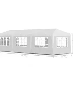 vidaXL vidaXL Party Tent 3×9 m White