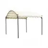 vidaXL Gazebo Fabric Cream White