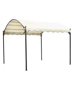 vidaXL Gazebo Fabric Cream White