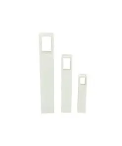 Wood Candle Stand White