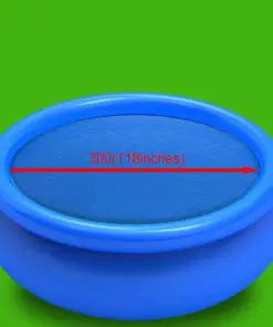 vidaXL Floating Round PE Solar Pool Film 300 cm Blue