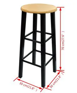 Breakfast/Dinner Table Dining Set MDF with Black