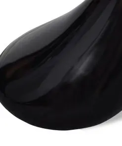 vidaXL Coffee Table 2 pcs with Round Glass Top High Gloss Black