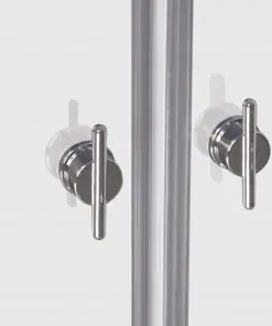 vidaXL Shower Enclosure Glass Door 80 cm