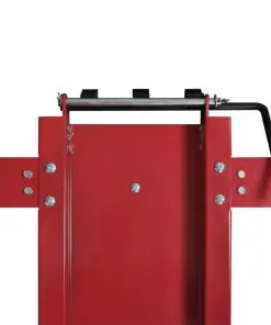 vidaXL Motorcycle Dolly Red