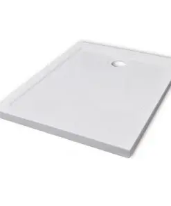 vidaXL Rectangular ABS Shower Base Tray 70 x 90 cm