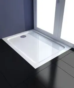 vidaXL Rectangular ABS Shower Base Tray 70 x 90 cm
