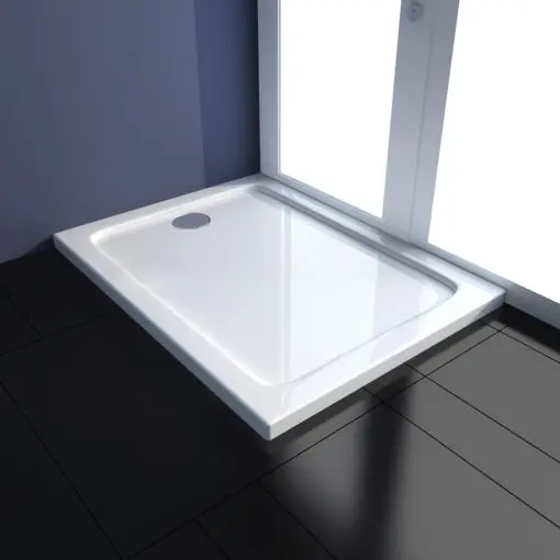 vidaXL Rectangular ABS Shower Base Tray 70 x 90 cm