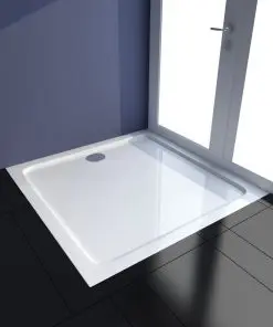 vidaXL Square ABS Shower Base Tray 90 x 90 cm