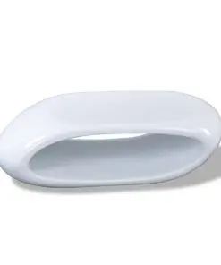 vidaXL Coffee Table Fibre Glass High Gloss White