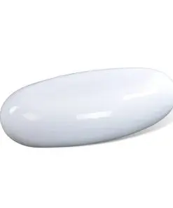 vidaXL Coffee Table Fibre Glass High Gloss White