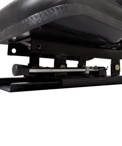 vidaXL Tractor Seat with Backrest Black