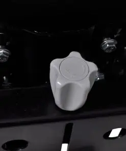 vidaXL Tractor Seat with Suspension Black