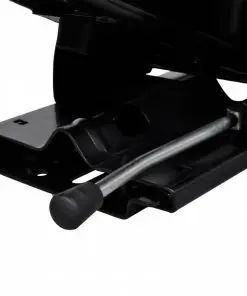 vidaXL Tractor Seat with Suspension Black