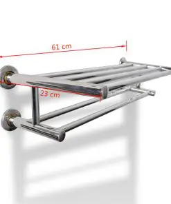Stainless Steel Towel Rack 6 Tubes